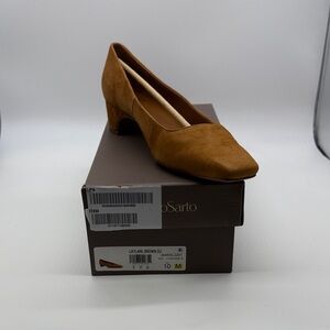 Franco Sarto Women's Brown Suede Loafers